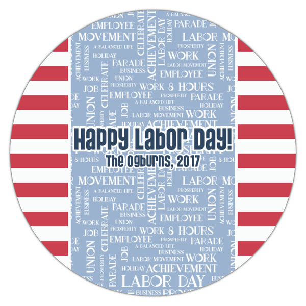 Labor Day Icing Circle - Small - Single