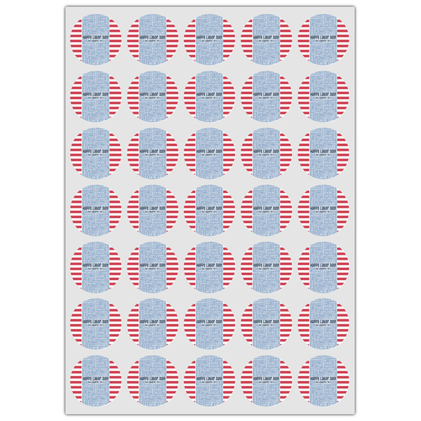 Labor Day Icing Circle - XSmall - Set of 35