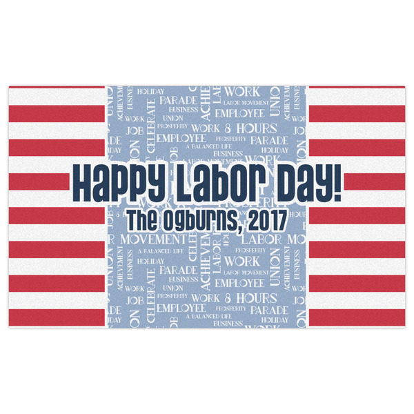 Labor Day Indoor / Outdoor Rug - 3'x5' - Front Flat