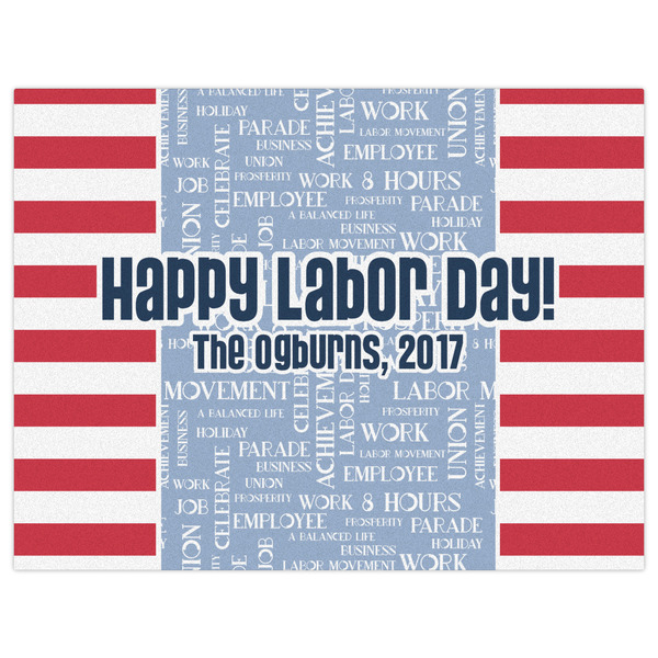 Labor Day Indoor / Outdoor Rug - 6'x8' - Front Flat