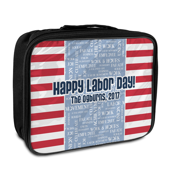 Custom Labor Day Insulated Lunch Bag (Personalized)