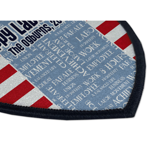 Labor Day Iron on Shield 3 Detail