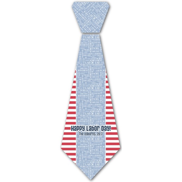 Custom Labor Day Iron On Tie (Personalized)