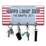 Labor Day Key Hanger w/ 4 Hooks w/ Name or Text