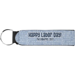 Labor Day Neoprene Keychain Fob (Personalized)