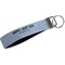 Labor Day Webbing Keychain FOB with Metal