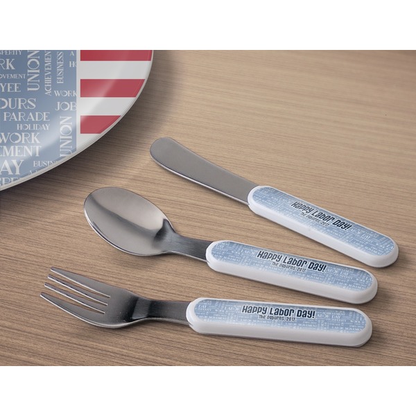 Labor Day Kids Flatware w/ Plate