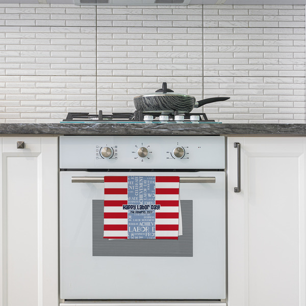 Labor Day Kitchen Towel - Poly Cotton - Lifestyle