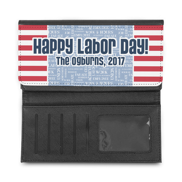 Labor Day Ladies Wallet - Half Way Open