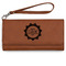 Labor Day Ladies Wallet - Leather - Rawhide - Front View