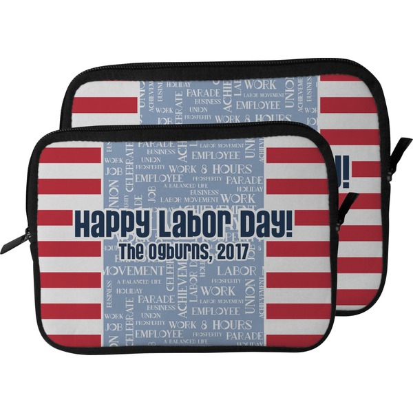 Labor Day Laptop Sleeve (Size Comparison)
