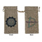 Labor Day Large Burlap Gift Bags - Front & Back