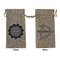 Labor Day Large Burlap Gift Bag - Front & Back (Personalized)