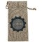 Labor Day Large Burlap Gift Bag - Front