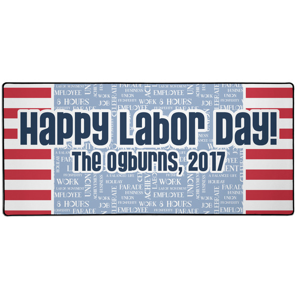 Custom Labor Day 3XL Gaming Mouse Pad - 35" x 16" (Personalized)
