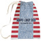 Labor Day Large Laundry Bag - Front View