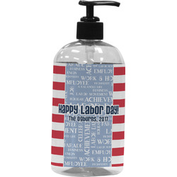 Labor Day Plastic Soap / Lotion Dispenser (Personalized)