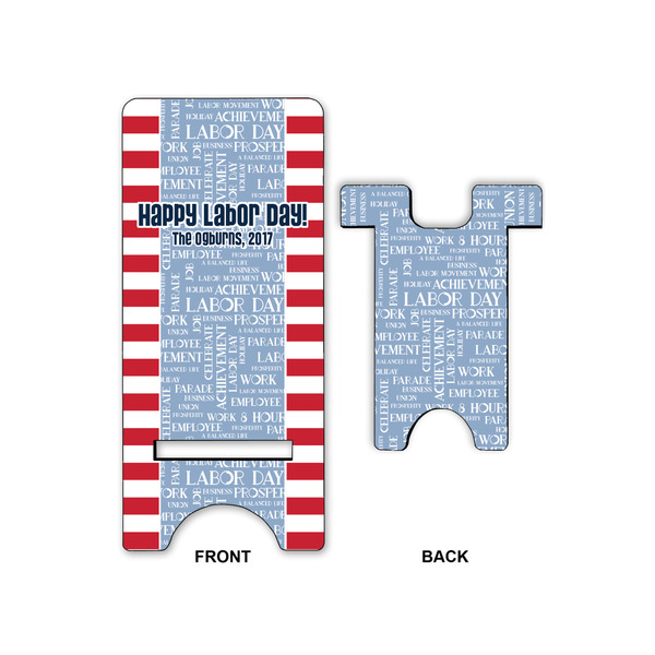 Labor Day Large Phone Stand - Front & Back