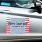 Labor Day Large Rectangle Car Magnets- In Context