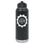 Labor Day Water Bottles - Laser Engraved - Front & Back