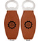 Labor Day Leather Bar Bottle Opener - Front and Back