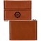 Labor Day Leather Business Card Holder Front Back Single Sided - Apvl