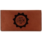 Labor Day Leatherette Checkbook Holder