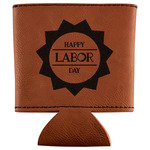Labor Day Leatherette Can Sleeve