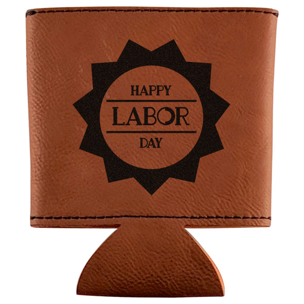Custom Labor Day Leatherette Can Sleeve