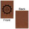 Labor Day Leatherette Journal - Large - Single Sided - Front & Back View
