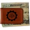Labor Day Leatherette Magnetic Money Clip - Front
