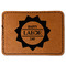 Labor Day Faux Leather Iron On Patch - Rectangle