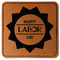 Labor Day Leatherette Patches - Square