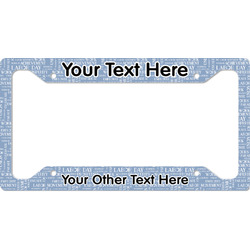 Labor Day License Plate Frame (Personalized)