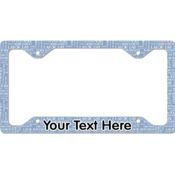 Labor Day License Plate Frame - Style C (Personalized)
