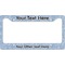 Labor Day License Plate Frame Wide