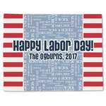 Labor Day Single-Sided Linen Placemat - Single w/ Name or Text
