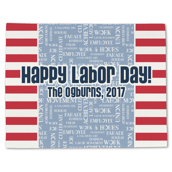 Labor Day Linen Placemat - Front