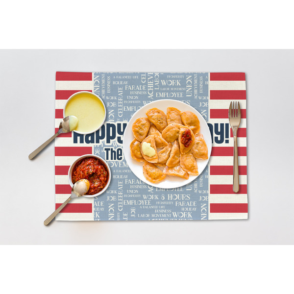 Labor Day Linen Placemat - Lifestyle (single)