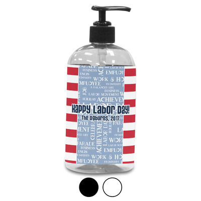Labor Day Plastic Soap / Lotion Dispenser (Personalized)