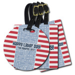 Labor Day Plastic Luggage Tag (Personalized)