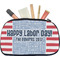 Labor Day Makeup / Cosmetic Bag - Medium (Personalized)