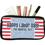 Labor Day Makeup / Cosmetic Bag (Personalized)