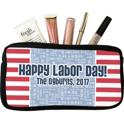 Labor Day Makeup / Cosmetic Bag (Personalized)