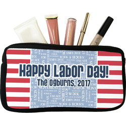 Labor Day Makeup / Cosmetic Bag (Personalized)