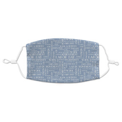 Labor Day Adult Cloth Face Mask - Standard
