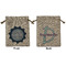 Labor Day Medium Burlap Gift Bag - Front & Back (Personalized)