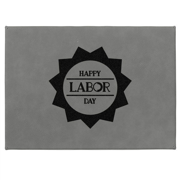 Labor Day Medium Gift Box with Engraved Leather Lid - Approval