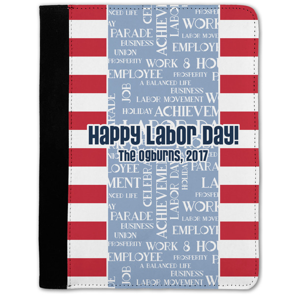 Custom Labor Day Notebook Padfolio w/ Name or Text