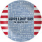 Labor Day Melamine Plate 8 inches